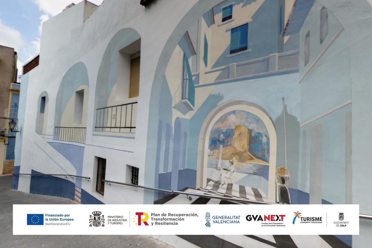 Los murales "trompe l'oeil" del casco antiguo de Calp