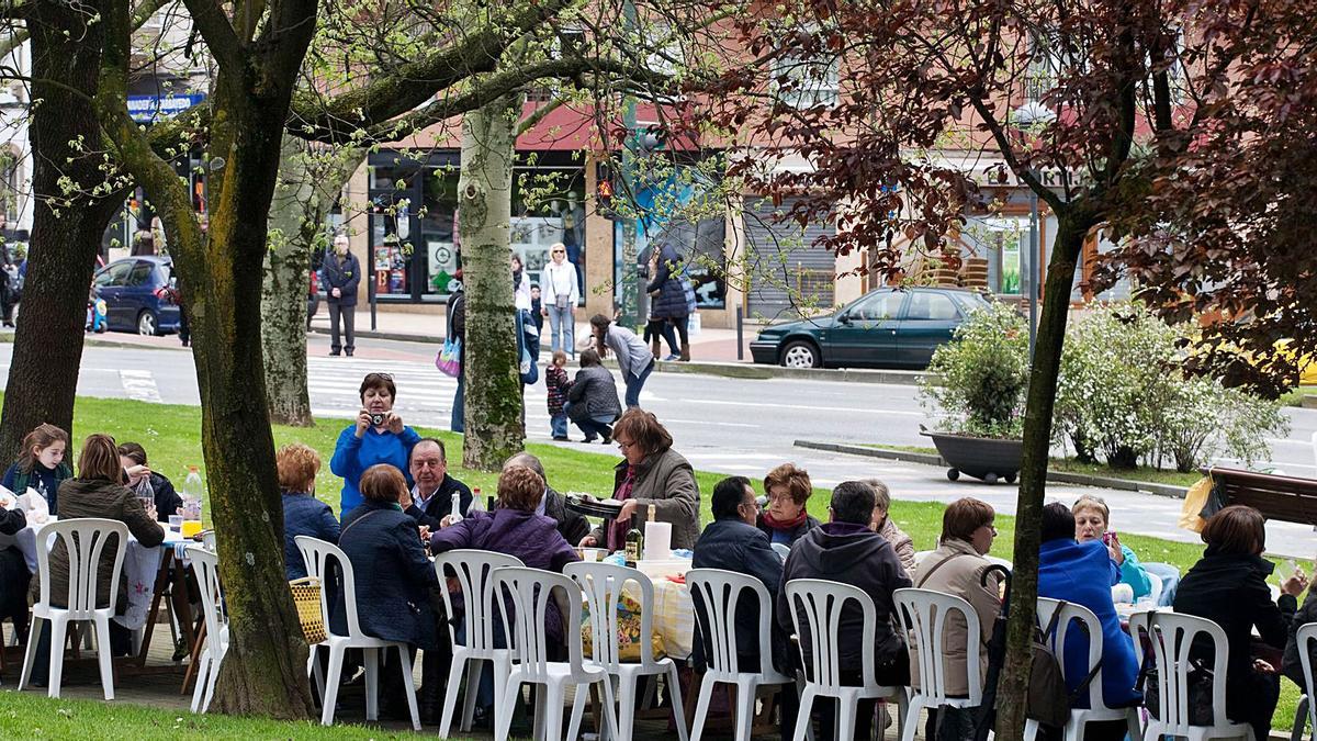 Ambiente en una pasada edición de la Comida en la Calle, antes de la pandemia