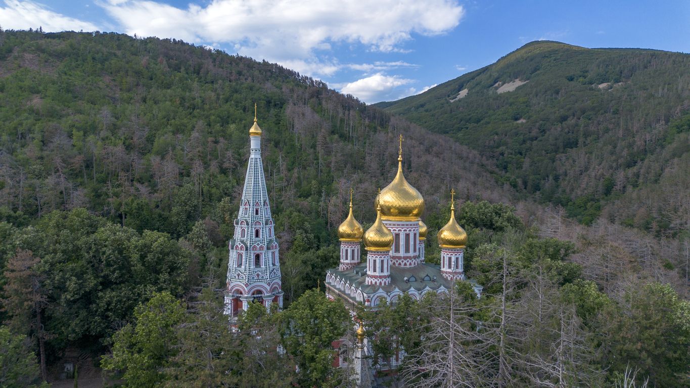 La zona de Kazanlak en Bulgaria