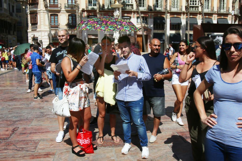 Casting de Gran Hermano en Málaga.