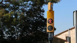 Un semáforo de Parets