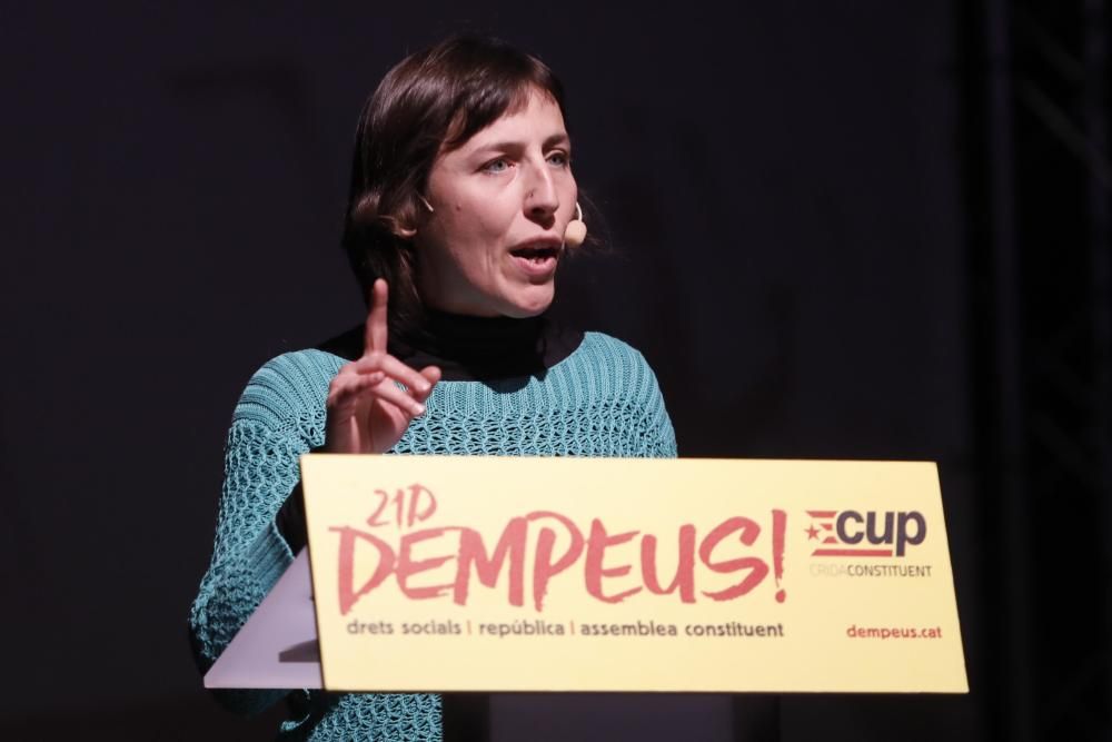 Acte electoral de la CUP a Girona