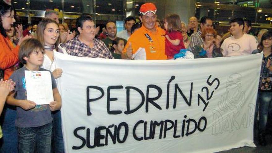 Pedro Peñate llega a su meta