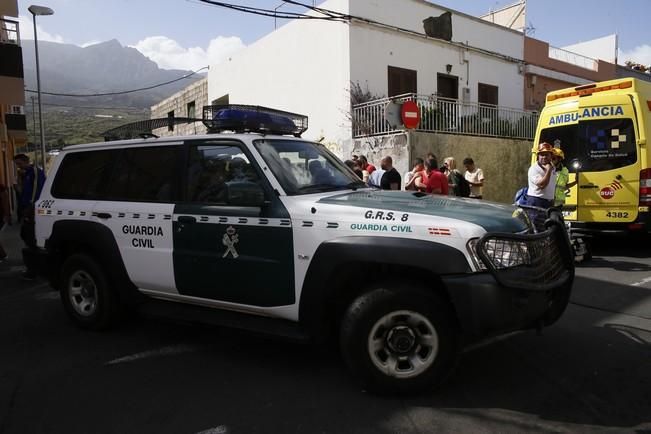 Delia Padrón suceso en Güimar , hombre con bombona y gasolina entra en un bar