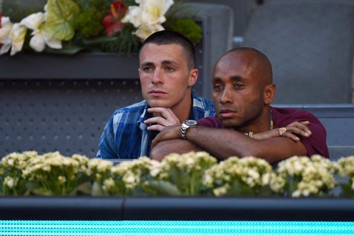 Colton Haynes en el Mutua Madrid Open de tenis