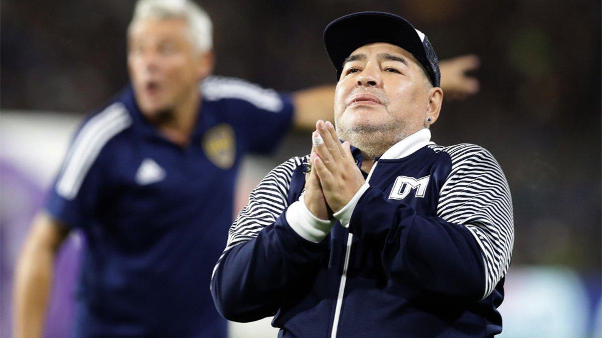 La continuidad de Diego Armando Maradona en Gimnasia y Esgrima todavía no es segura