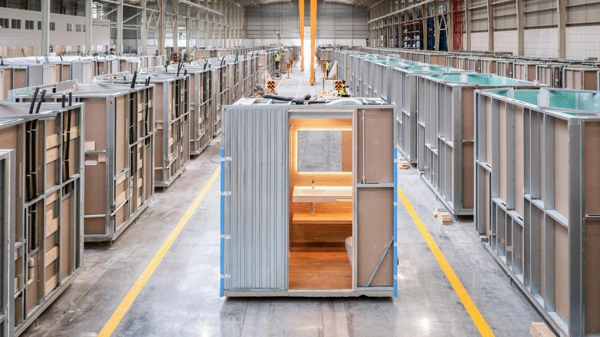 Uno de los módulos que se fabrican en las instalaciones de la firma Butech, en Vila-real.
