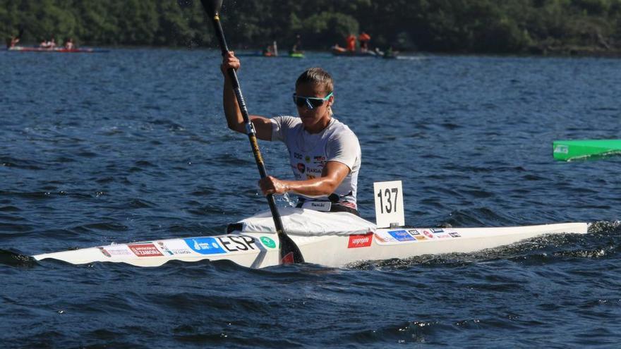 Eva Barrios, muy lejos del podio en la final K-1 5.000 metros del Campeonato del Mundo