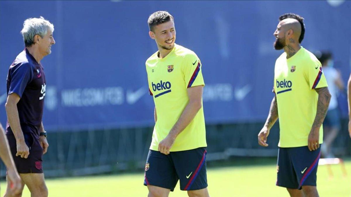 Quique Setién y Arturo Vidal ofrecen sus impresiones sobre el FC Barcelona - Bayern