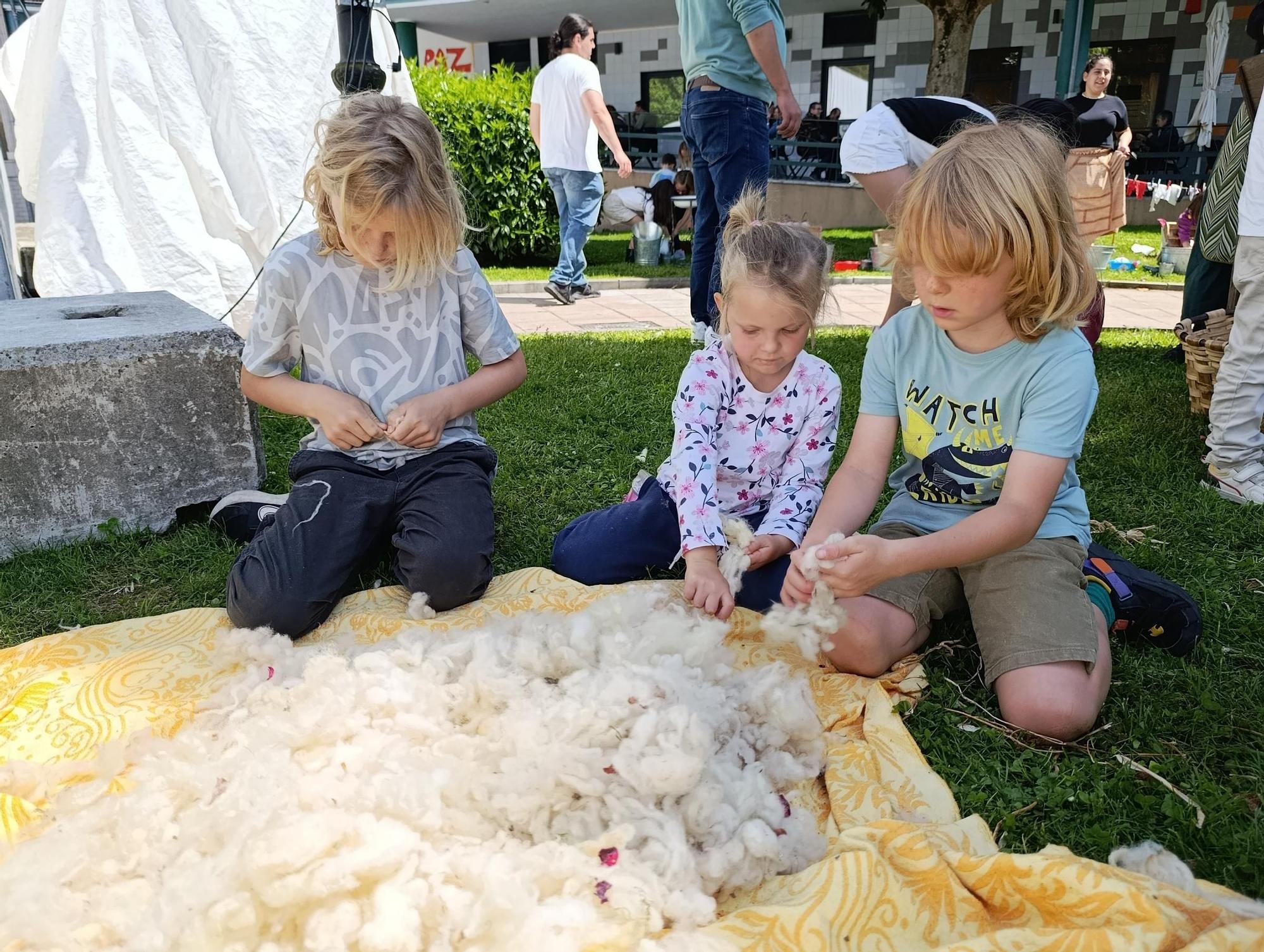 Los pequeños de Llanera conocen los oficios tradicionales