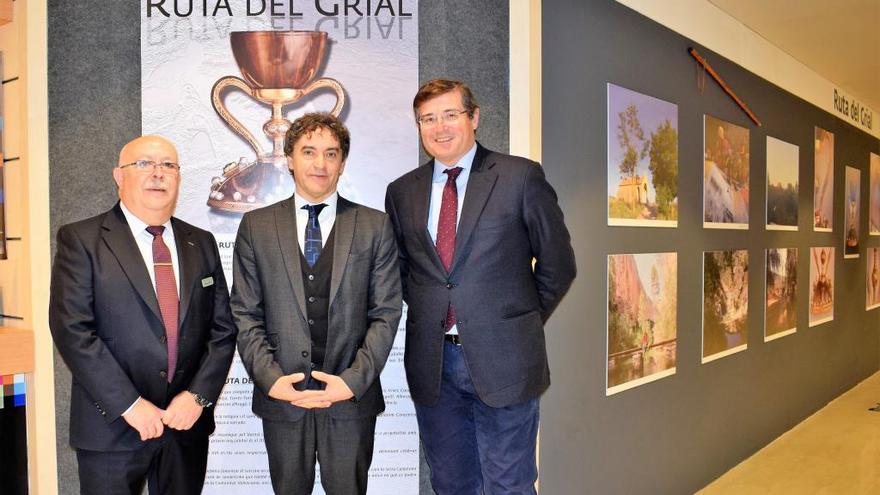 Francesc Colomer inaugura la exposición &quot;Ruta del Grial&quot;