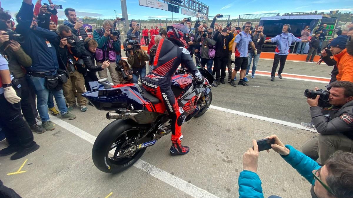 Marc Márquez, con la Ducati del Gresini