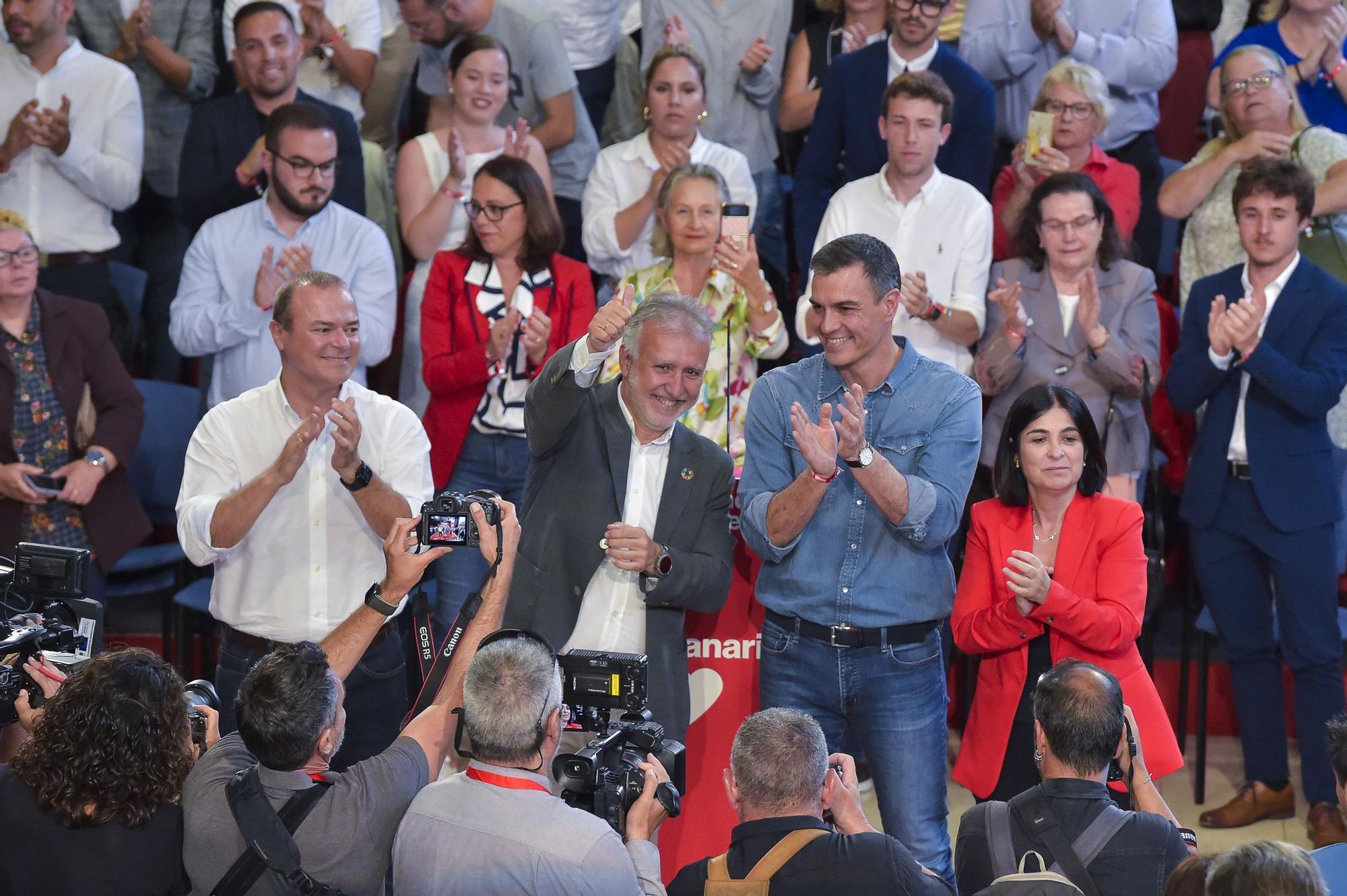 Mitin de Pedro Sánchez en Gran Canaria