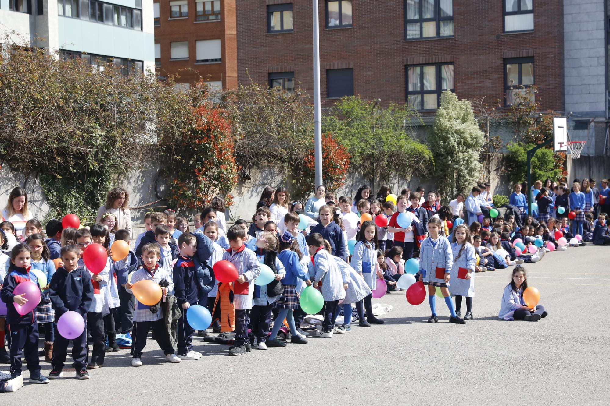 En imágenes: El colegio La Milagrosa de Gijón celebra el Día Mundial del Síndrome de Down