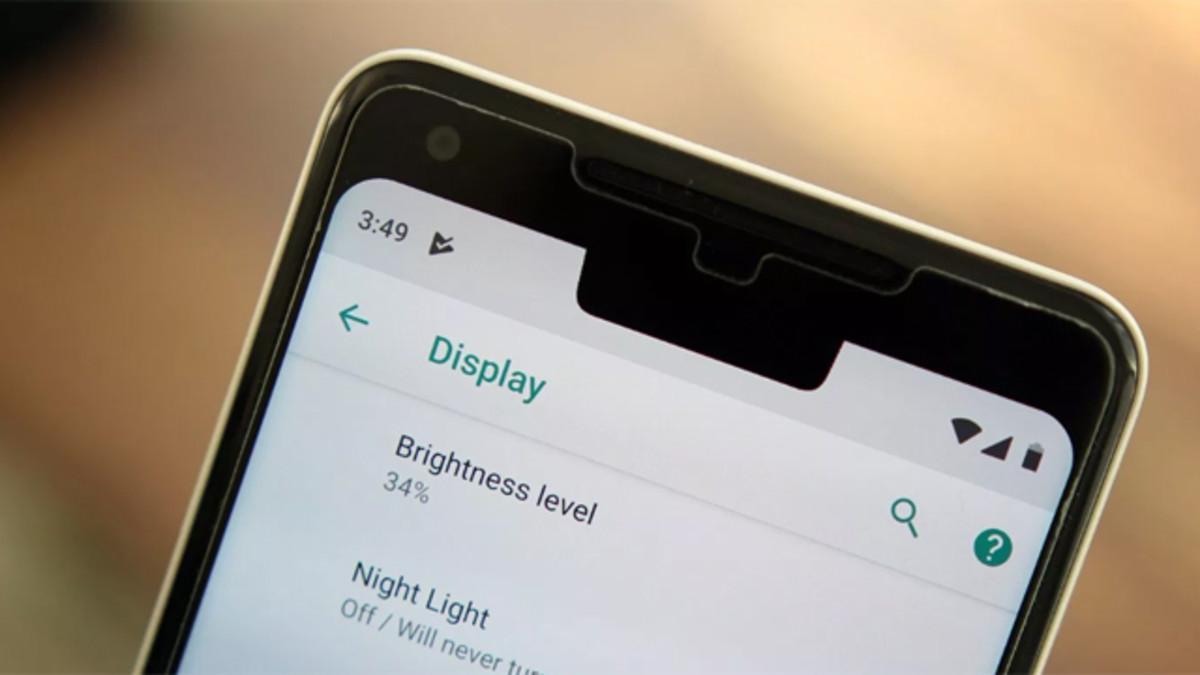 Android P moverá el reloj de lugar debido al 'notch'