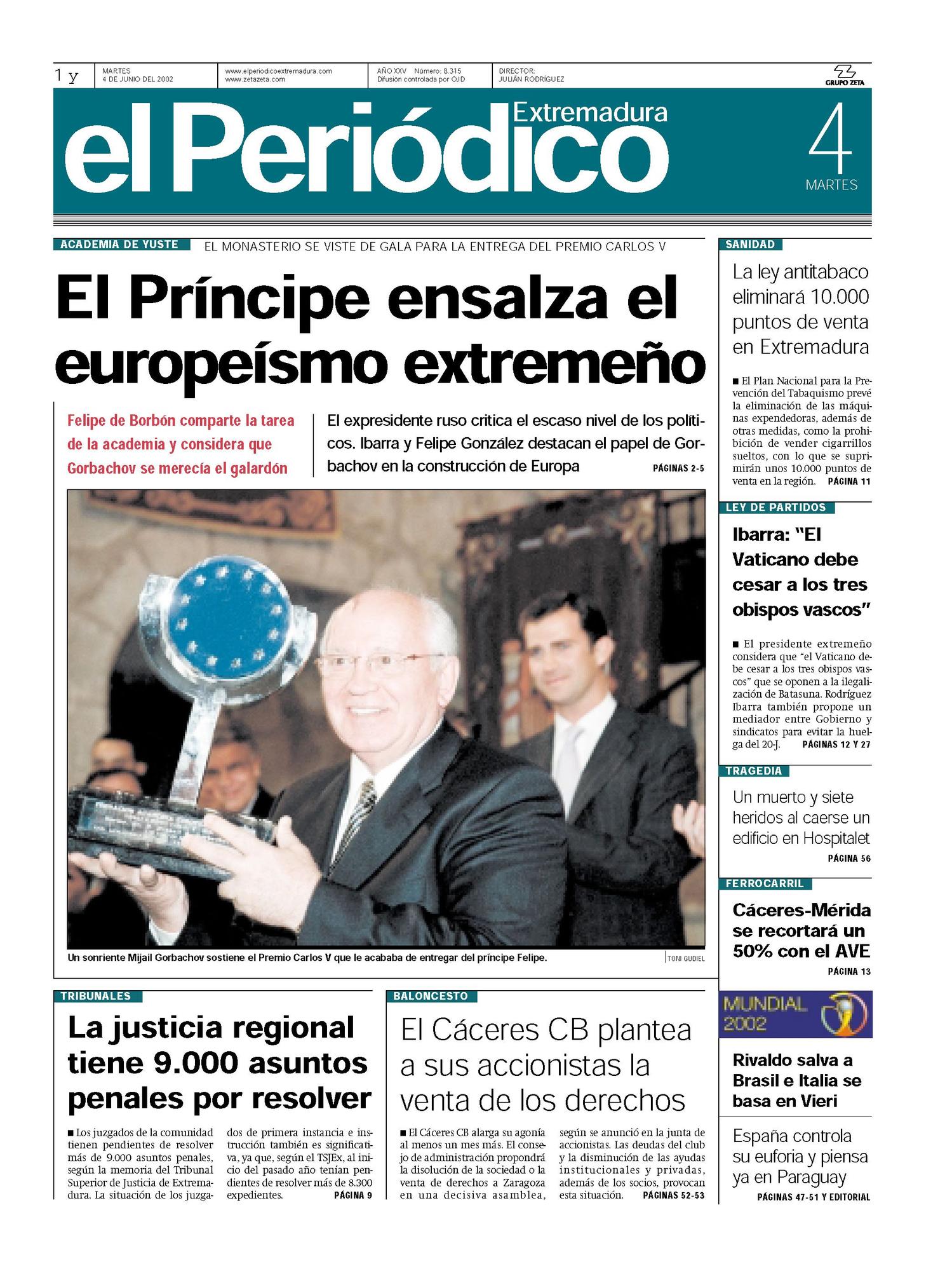 Portada del 4 de junio de 2022.