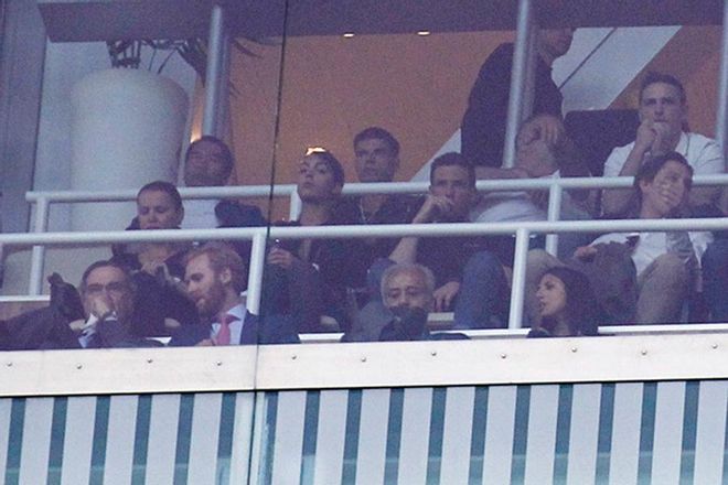 Georgina Rodríguez en el Santiago Bernabéu