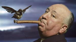 El cineasta Alfred Hitchcock. 