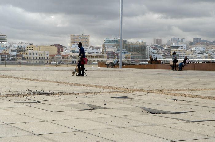 MAL ESTADO DE LA PLAZA DE LA PUNTILLA