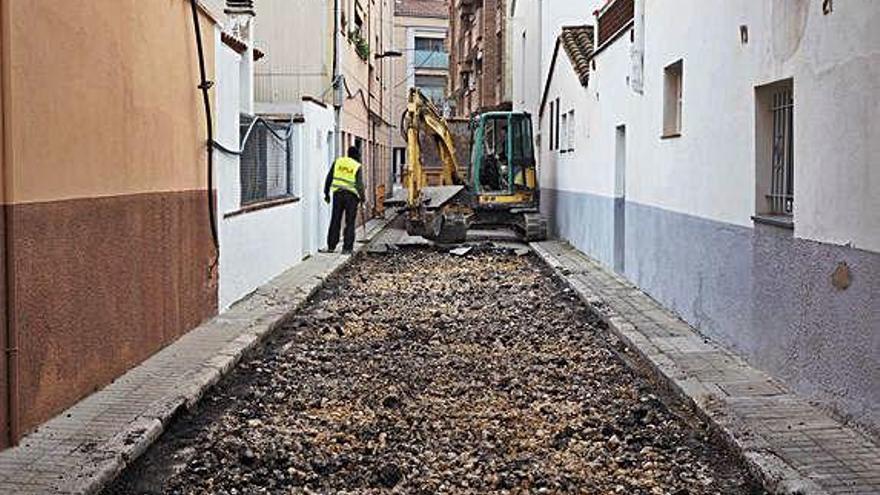 Remodelació de carrers del Barral de Banyoles