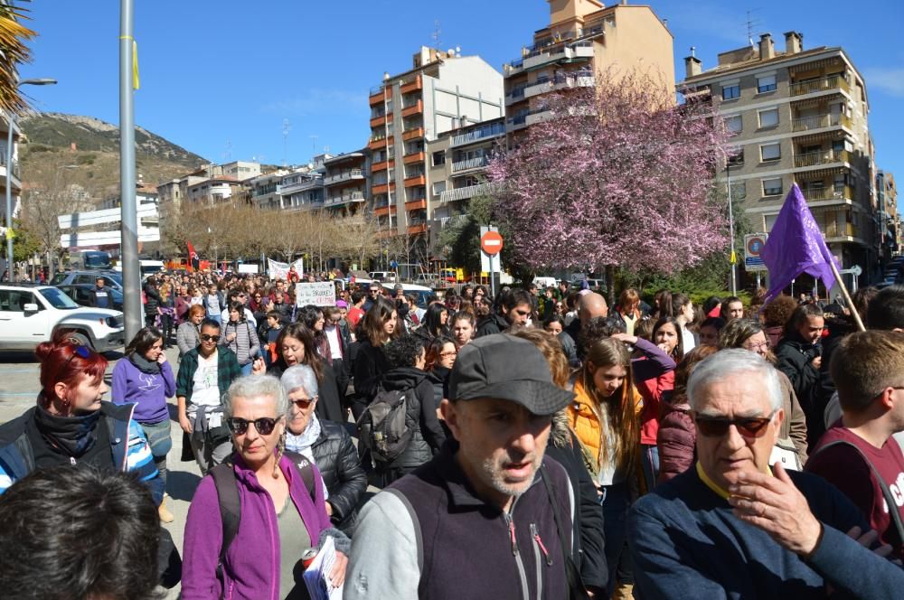 Manifestació del 8-M a Berga