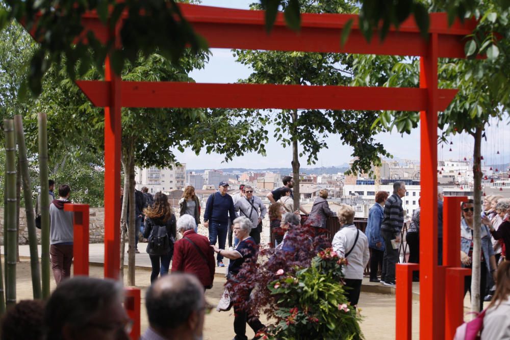 Girona es torna a omplir de visitants el darrer cap de setmana de Temps de Flors