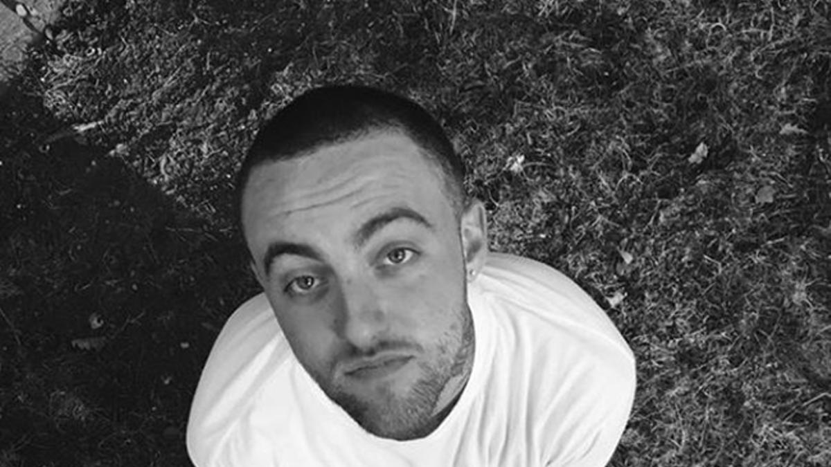 Mac Miller en una imagen realizada por Ariana Grande