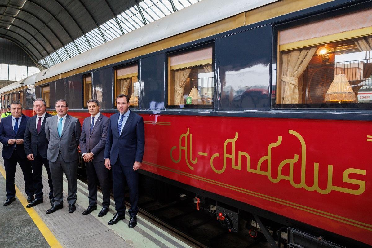 Presentación de la nueva temporada del tren turístico de lujo Al-Andalus.