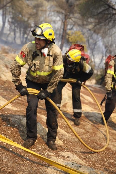 Incendi forestal a Blanes