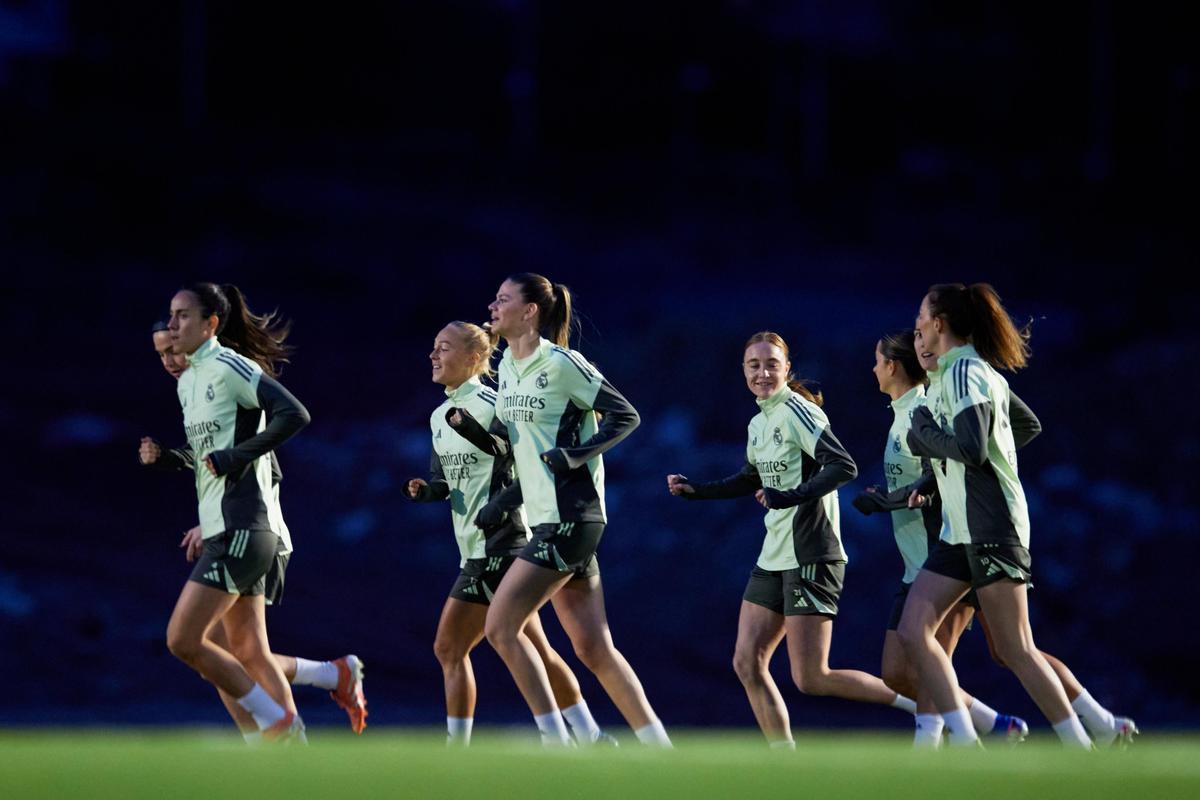 Las jugadoras del Real Madrid, en la Coma.