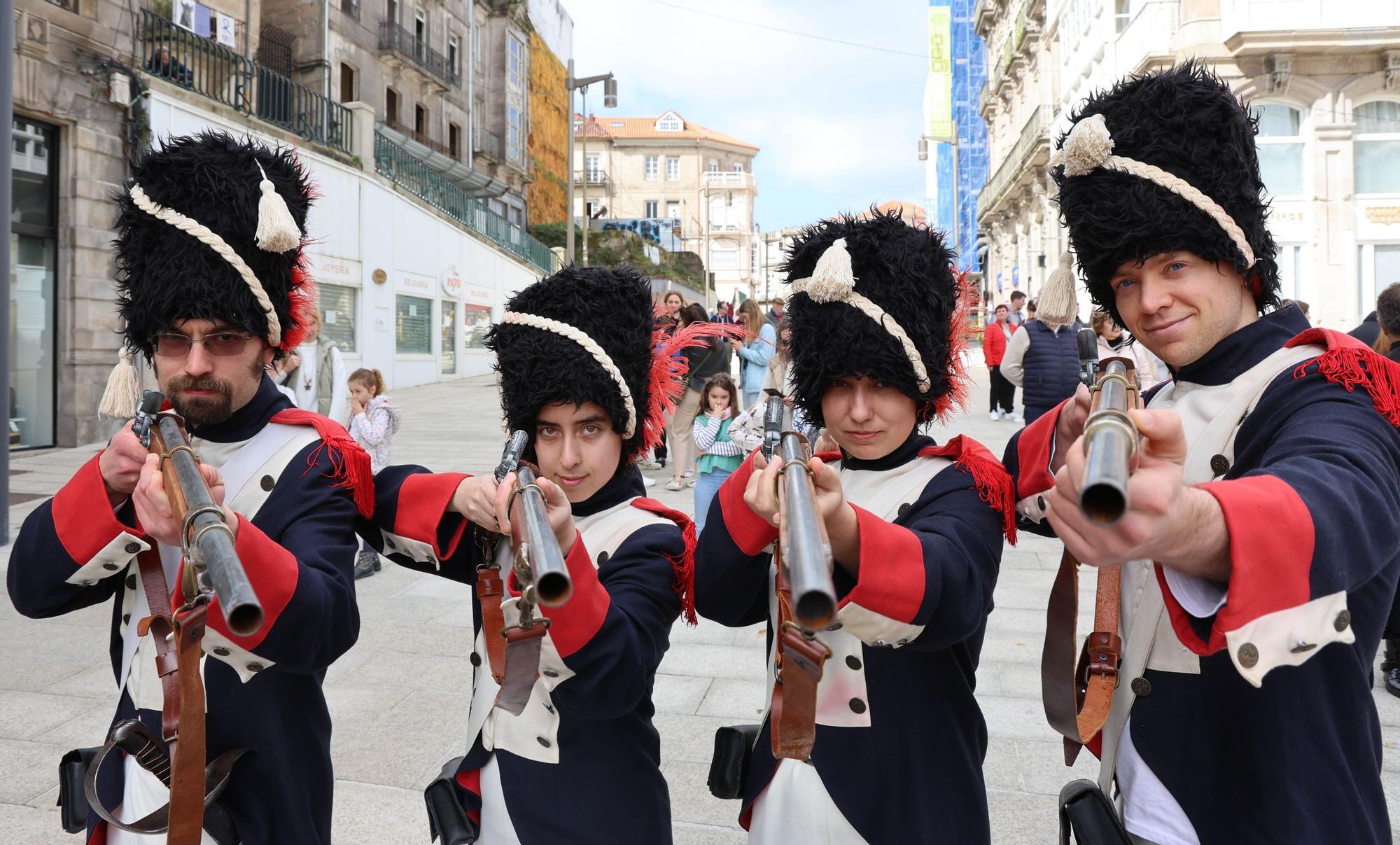 Día dos de la invasión francesa: las tropas de Napoleón no frustran la fiesta a los vigueses