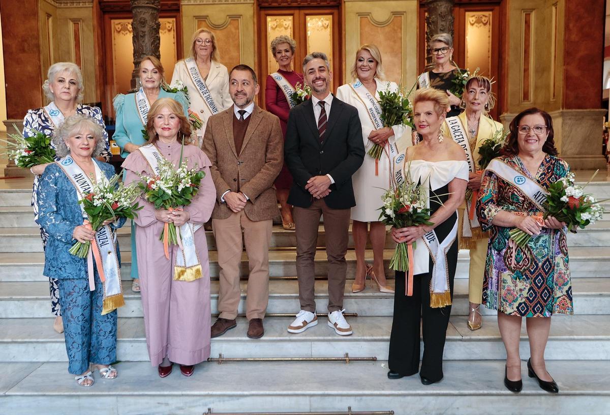 Recepción a las 32 candidatas a reinas del Carnaval de Santa Cruz de Tenerife 2026