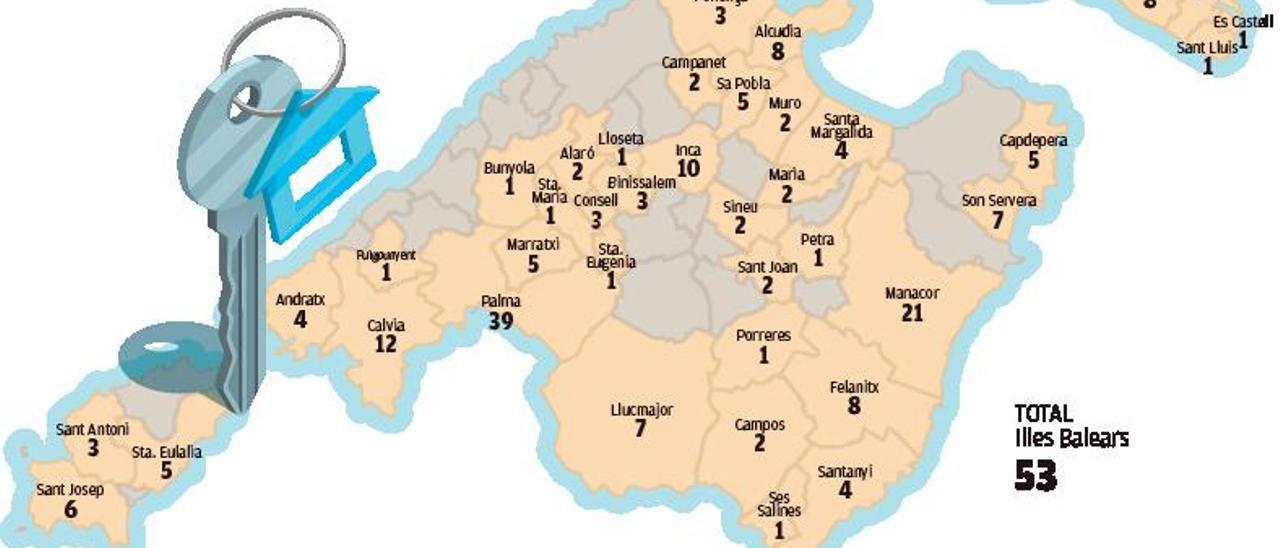 El registro del Govern: 53 grandes propietarios con 685 pisos vacíos