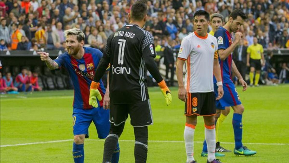 El Barça también se llevó los tres puntos de Mestalla el sábado