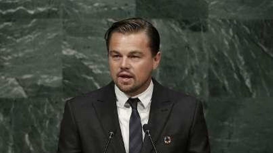 DiCaprio, en la sede de la ONU.