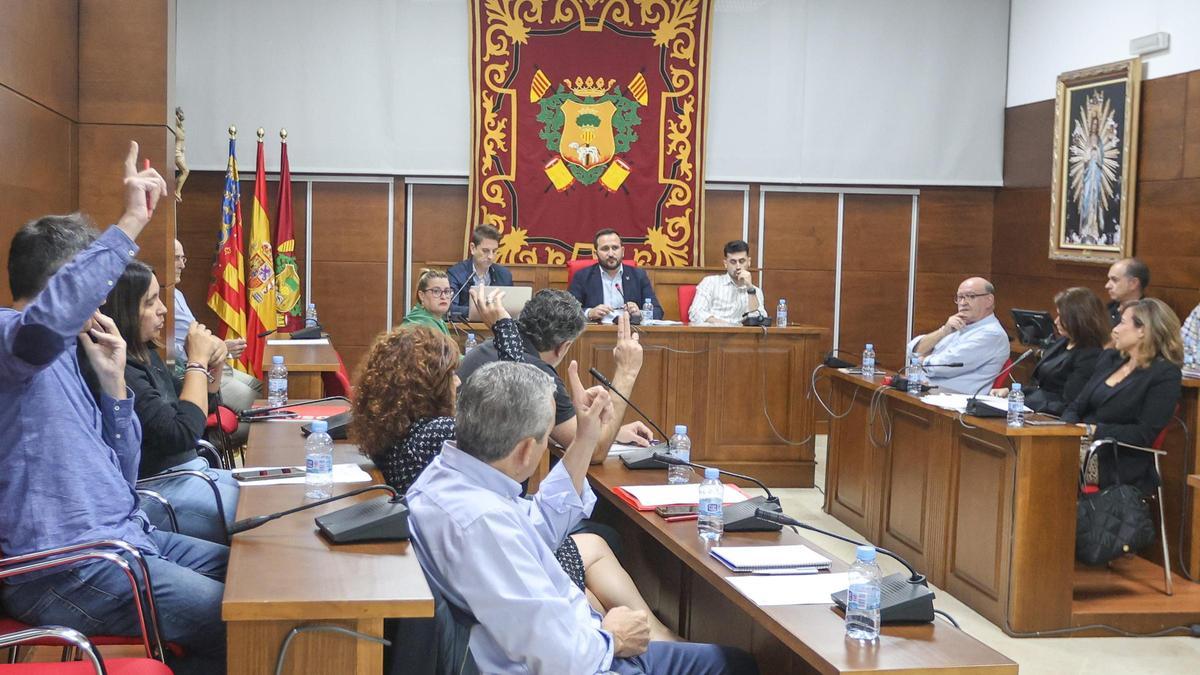 Pleno del Ayuntamiento de Callosa de Segura, en una imagen del pasado mes de noviembre de 2023