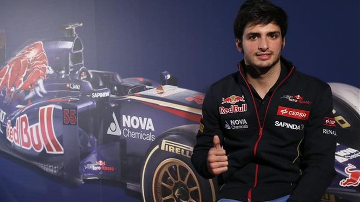 Carlos Sainz, en Madrid