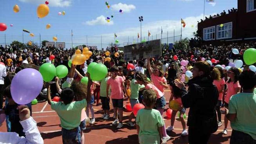 Arte de olimpiadas  en el Colegio Arenas