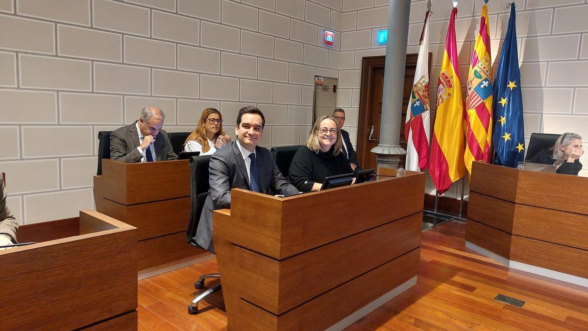 Diputados del PP en la Diputación Provincial de Zaragoza (DPZ).