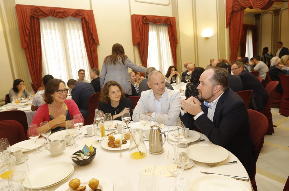 Desayuno con Amparo Marco en el Casino Antiguo de Castelló