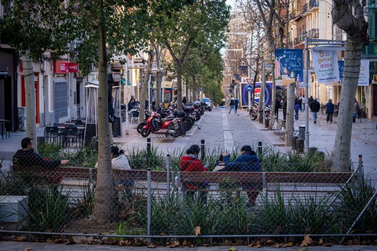 La rambla Anselm Clavé de Cornellà de Llobregat.