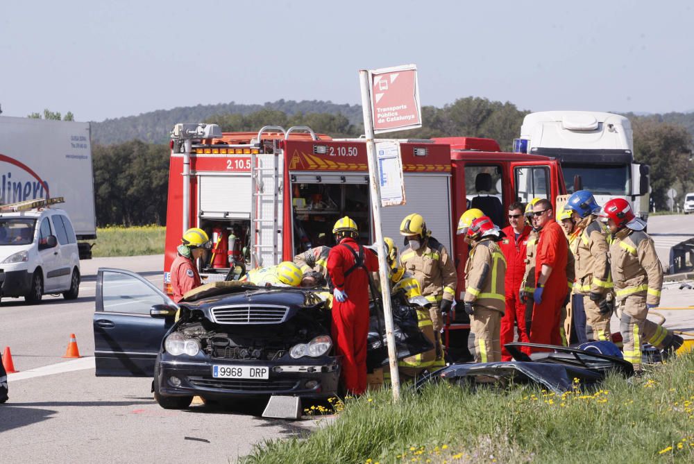 Accident a Pontós