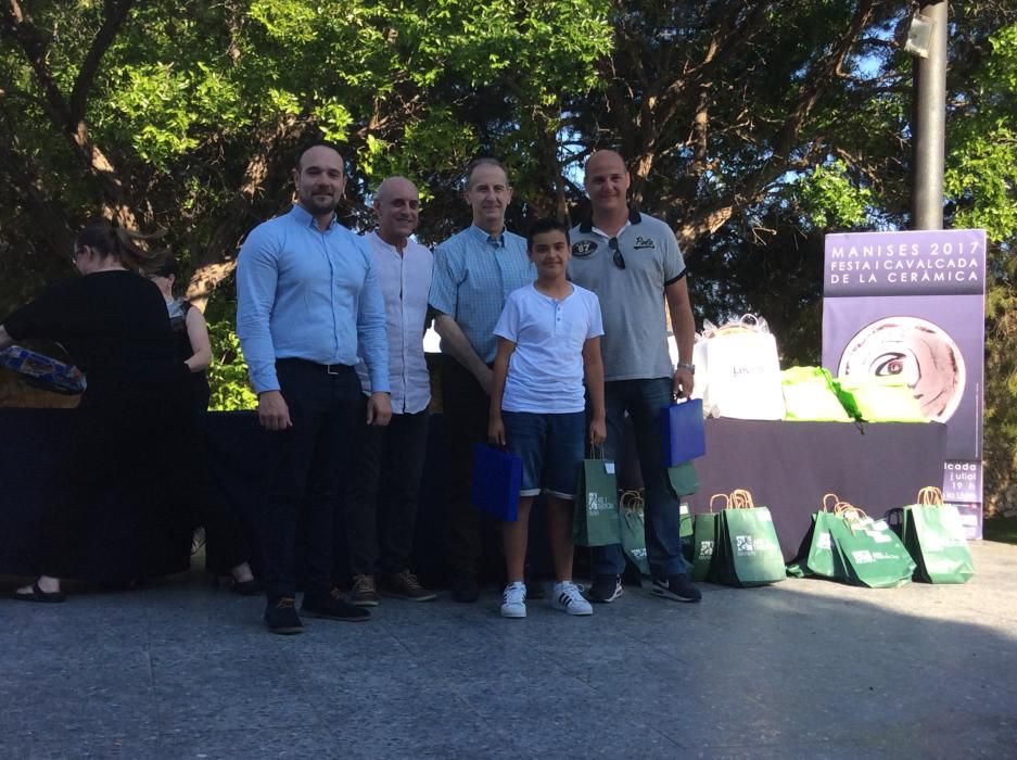 Ganadores del concurso de dibujo de la cerámica.