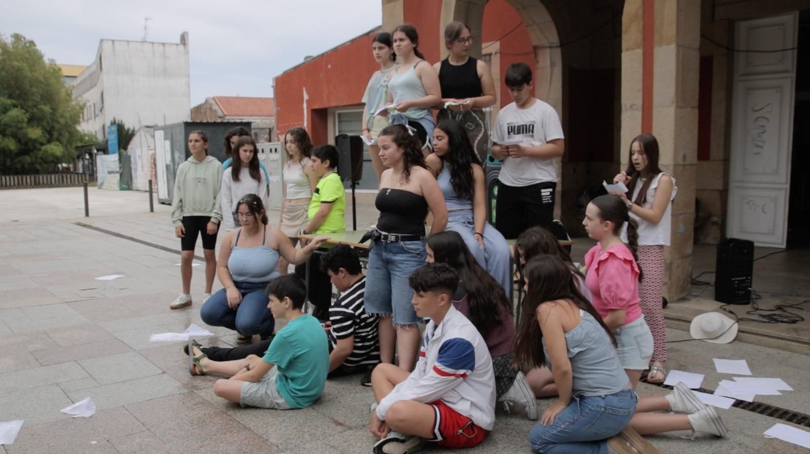 Unha "acción de guerrilla" do IES Illa de Ons