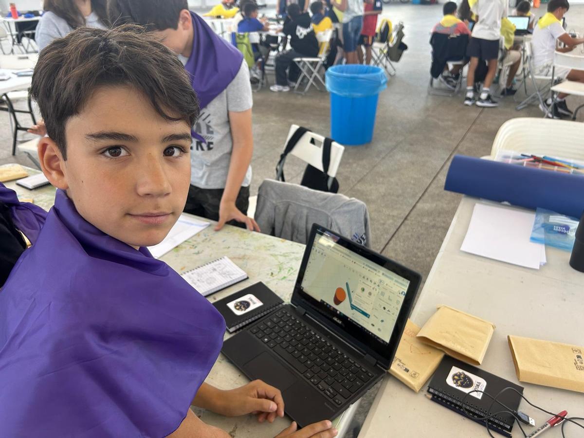 EN IMÁGENES: Campamento tecnológico en Pola de Siero
