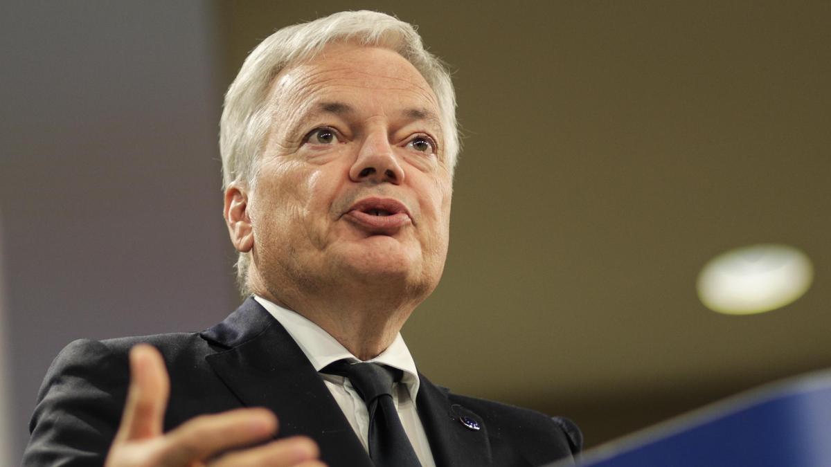 El comisario europeo de Justicia, Didier Reynders.