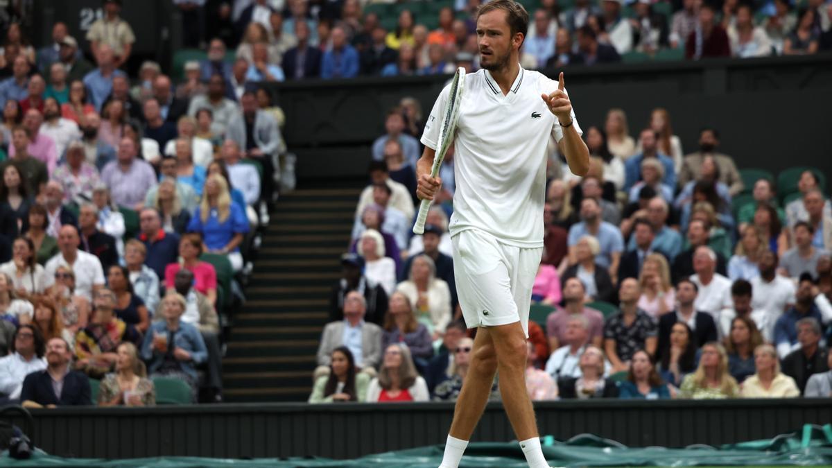 Wimbledon: Carlos Alcaraz - Daniil Medvedev.