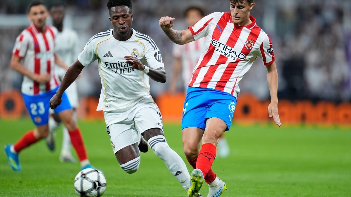 Vinicius estuvo muy gris contra el Girona
