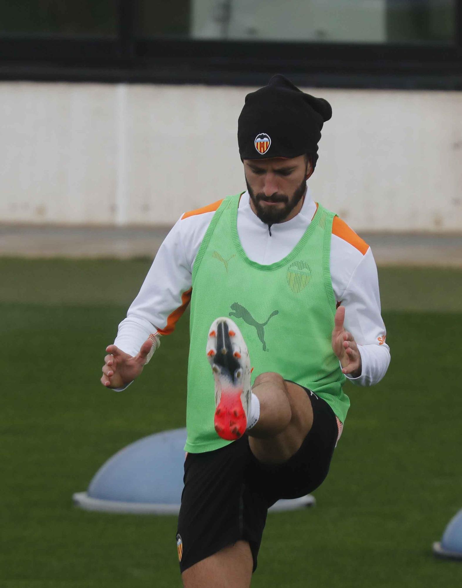 Última sesión antes del partido frente a la Real Sociedad para el Valencia