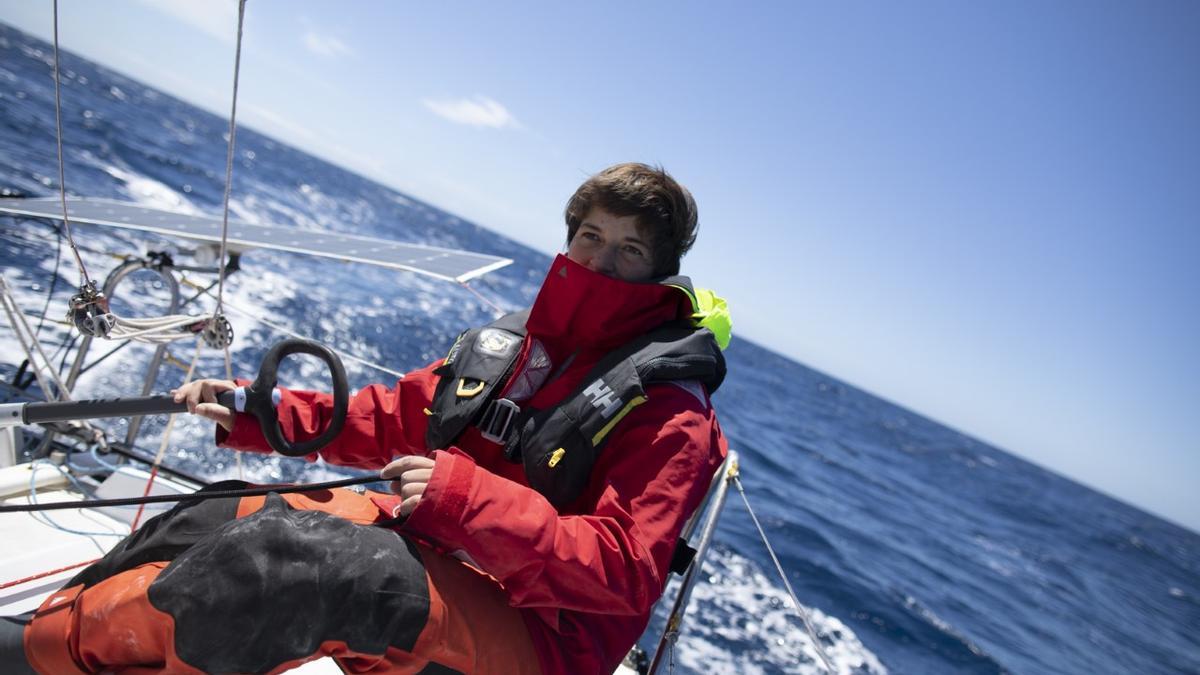 La regatista mallorquina Aina Bauzà, del Club de Vela Port d&#039;Andratx.